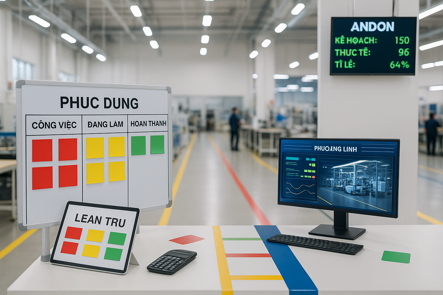 Dây chuyền sản xuất Lean